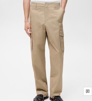 Jersey Mango Hombre Talla M Beige