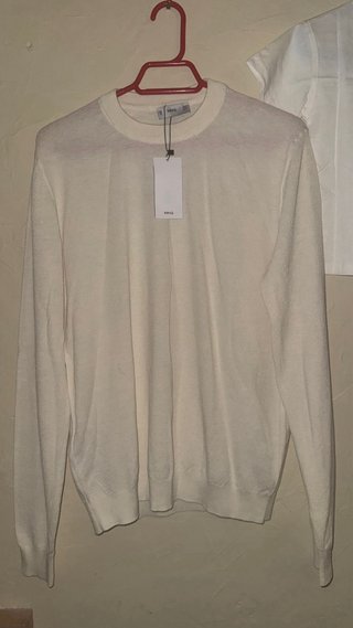 Jersey Mango Hombre Talla M Beige