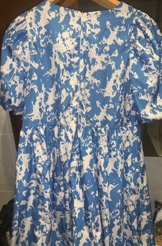 Vestido MNG azul y blanco Talla M