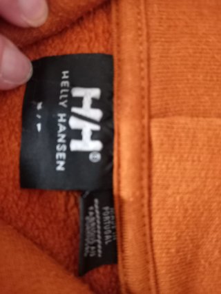 Sudadera Helly Hansen unisex naranja. Oversize.