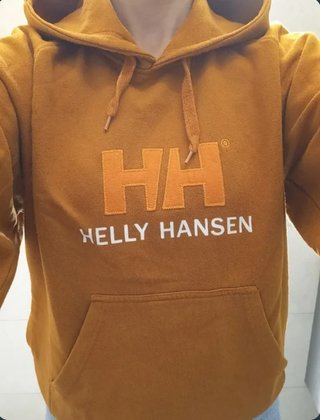 Sudadera Helly Hansen unisex naranja. Oversize.