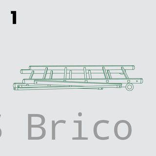 Andamio Clásico 5+5 Peldaños - 3 Metros
