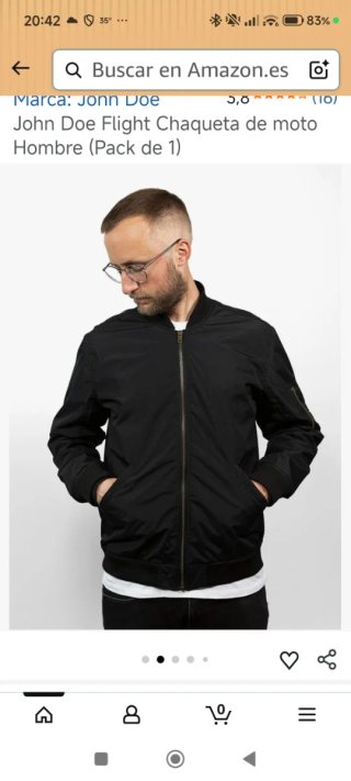 Chaqueta John Doe Maverick Talla XL clase AAA.moto
