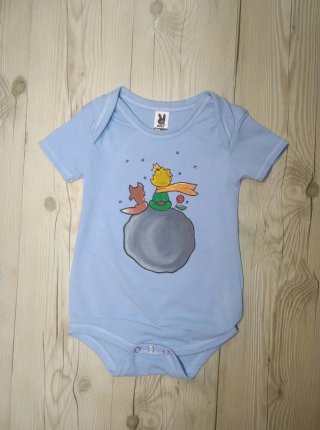 Body Bebé pintat a mà.