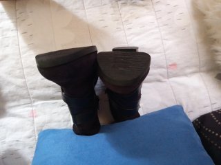 Botines negros de ante