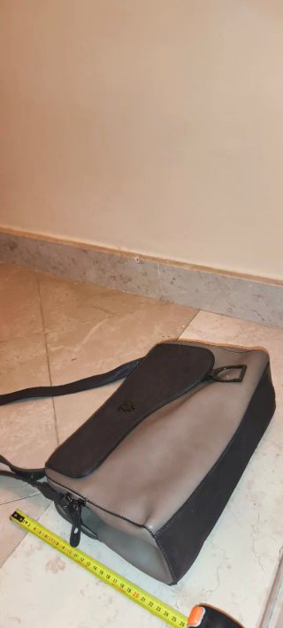 Borsa tracolla Harvey Miller Polo Club grigio nero