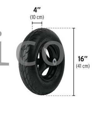 Carretilla 120 Litros  Metálica - 2 Ruedas - Truper