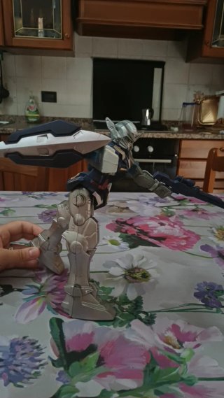 Gundam Exia - Custom Silver Version