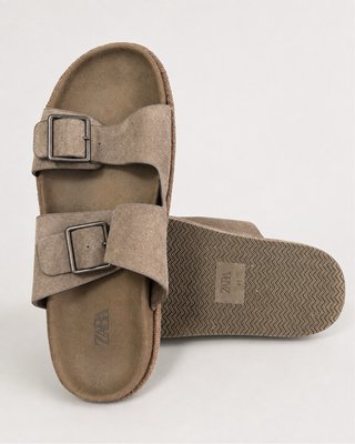 Sandalias ZARA hombre talla 41 – doble hebilla