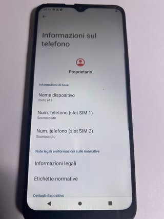 Motorola E13 64GB Display Nuovo