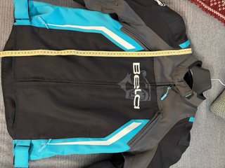 Chaqueta Moto Beta Negra y Azul