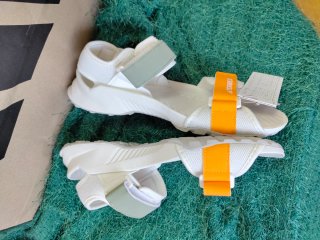 Sandalias Adidas Terrex Blancas Naranja 39