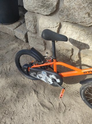 Bicicleta infantil B'Twin naranja