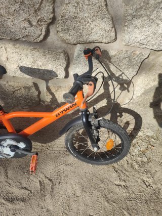 Bicicleta infantil B'Twin naranja
