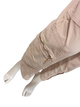 Pantaloni Cargo Pinko Beige con Zip
