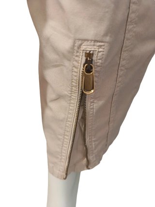 Pantaloni Cargo Pinko Beige con Zip