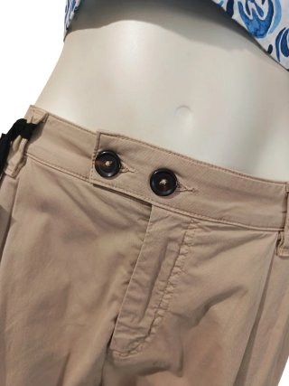 Pantaloni Cargo Pinko Beige con Zip