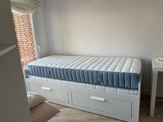 Cama BRIMNES IKEA + 2 Colchones + Somier
