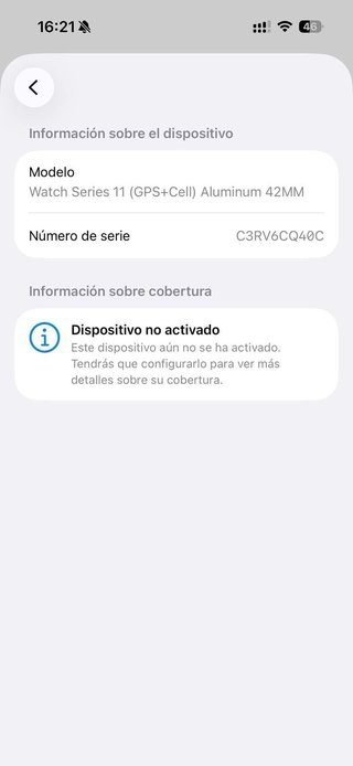 TIENDA - Apple Watch 11 42mm CEL rosa nuevo