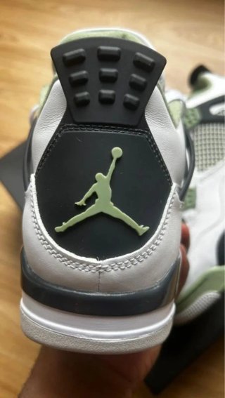 Zapatillas Jordan 4 Talla 39 Verde Blanco