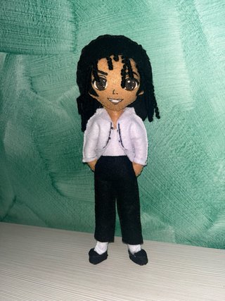 Bambola Michael Jackson Fatta a Mano