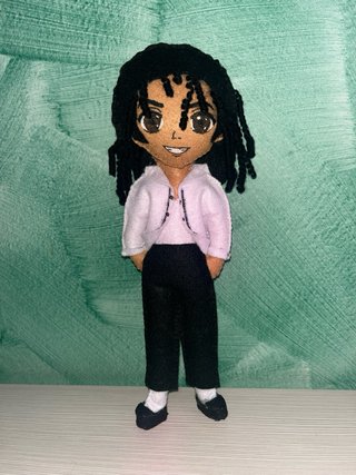 Bambola Michael Jackson Fatta a Mano