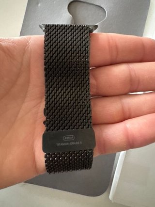 Correa Milanesa Loop Apple Watch Ultra Negra S