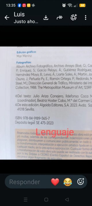 Libro Lenguaje y Literatura 1 Bachillerato