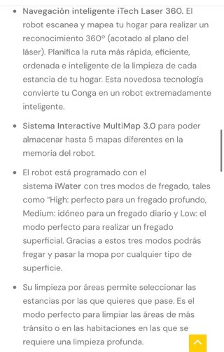 Robot aspirador CECOTEC Conga 9090 AI