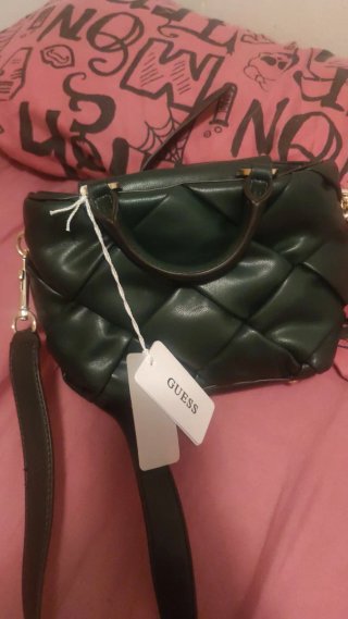 Bolso Guess verde acolchado
