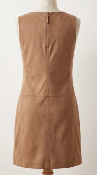Vestido Antelina Marrón Talla S