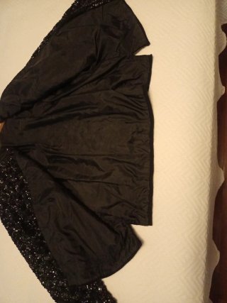 Chaqueta lentejuelas negra de boutique