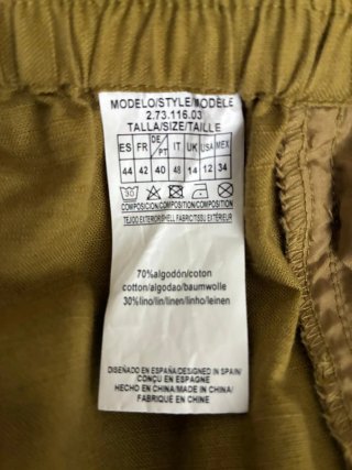 Pantalón ancho tela verano MDM