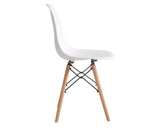 Silla Comedor Blanca Patas Madera