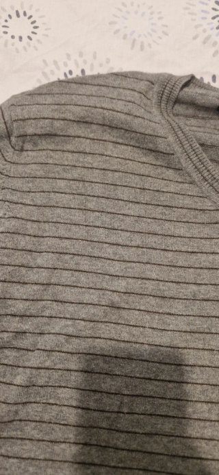 Jersey Massimo Dutti Cashmere Gris Rayas