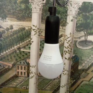 PUNTO LUCE BICCHIERINO METALLO NERO e ROSONE BIANC