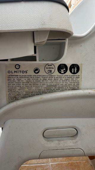 2 tronas Olmitos blancas y grises
