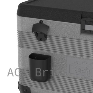 Nevera KeepCold con mesa - 73x44x90 cm - 70 L - Gris