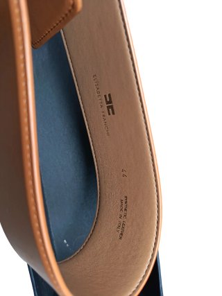 Elisabetta Franchi Cintura Marrone Oro