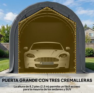 Garaje Exterior Coche 3x6m Impermeable