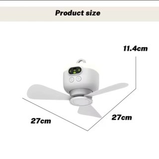 Ventilador portátil camping/exterior c/mando