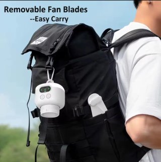 Ventilador portátil camping/exterior c/mando