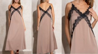 Vestido Renda Rosa - Tamanho M e L