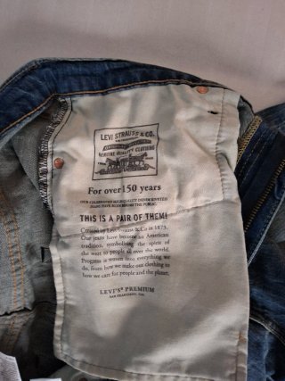 Levi's Strauss W36 L10 Pantalones Cortos Vaqueros