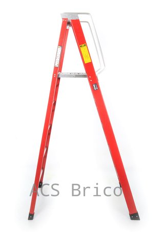 Escalera Fibra Tijera 2x5 - 1,42 Metros - 10401 - Mader