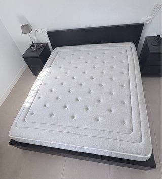Cama IKEA + Colchón + Somier + Mesillas