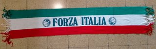 Sciarpa Italia Forza Italia vintage anni '80