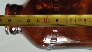 Lote 4 Botellas Leche Vidrio Ámbar Antiguas