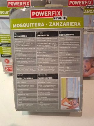 Lote 3 cajas Mosquiteras Powerfix Profi (2 uds)