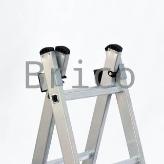 Escalera Aluminio 3x10 - 2,88+2,88+2,88 M - 67-73-67x25mm